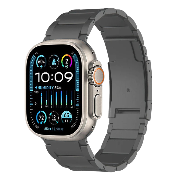 Para Apple Watch Ultra 2 Correa De Reloj De Metal De Titanio De 49 Mm