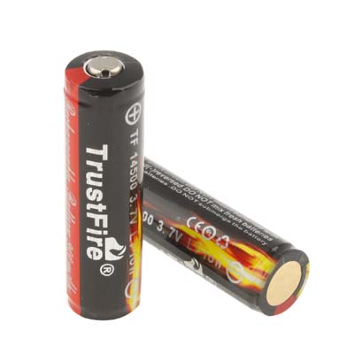 TrustFire TF 14500 900mAh 3 7V Long Lasting Rechargeable Lithium Ion