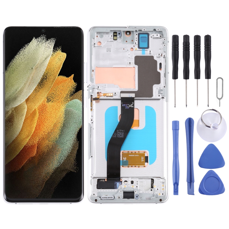 Pantalla LCD Super AMOLED Original Para Samsung Galaxy S21 Ultra 5G SM