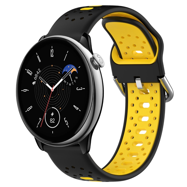 Dành cho dây đeo đồng hồ silicon hai màu thoáng khí Amazfit GTR Mini 20