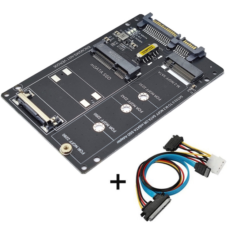 Sata Pin To Msata Or M Ngff Sata Card In Ssd Converter Card