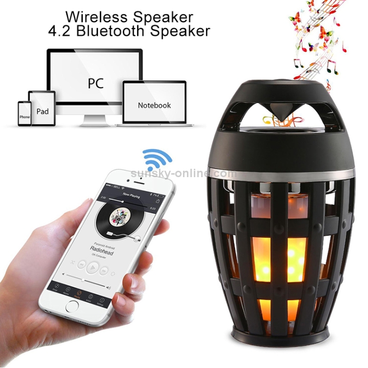 S W Bluetooth V Ip Tanche Portable Flamme Atmosph Re Haut