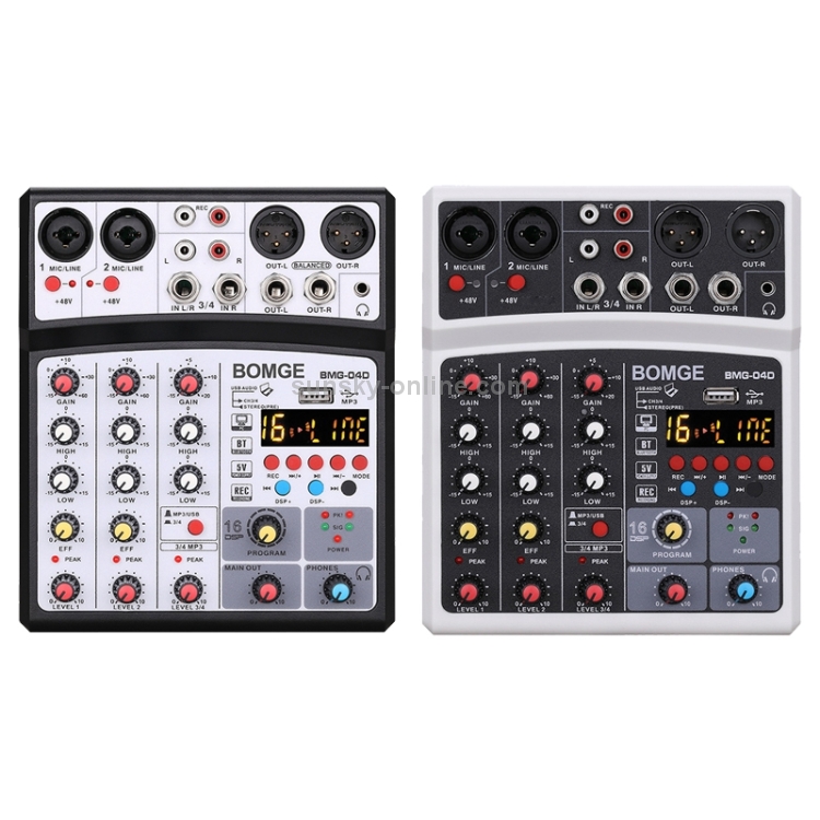 Bmg D Channel Bluetooth Usb Mini Mixer Sound