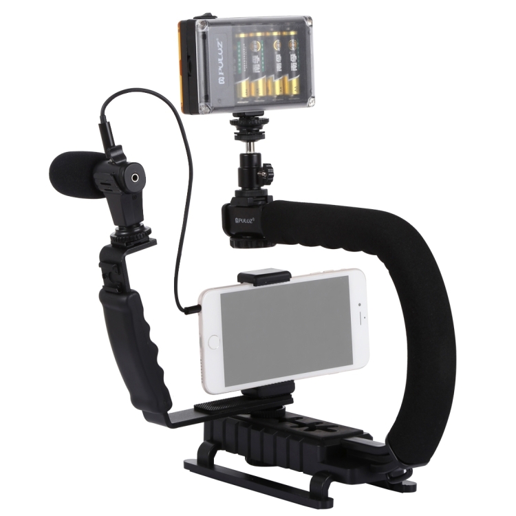 Us Warehouse Puluz U C Shape Portable Handheld Dv Bracket Stabilizer