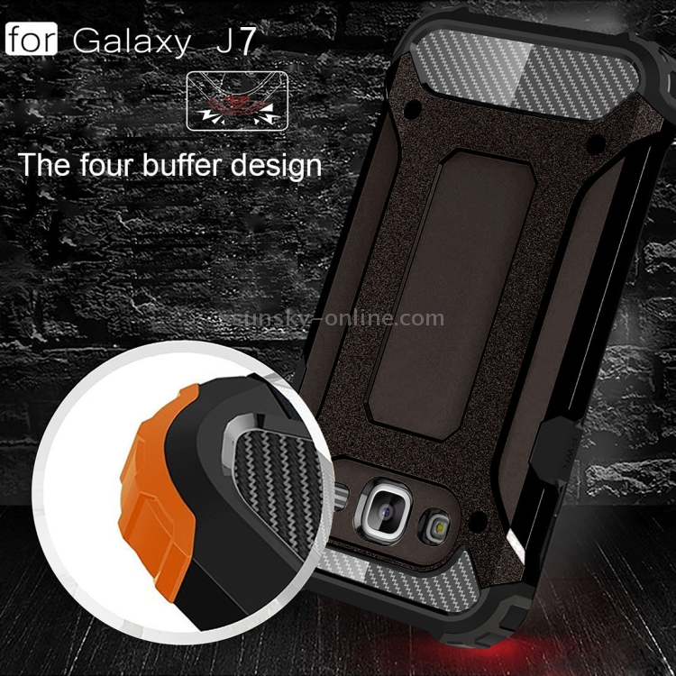 For Galaxy J J Tough Armor Tpu Pc Combination Case Black