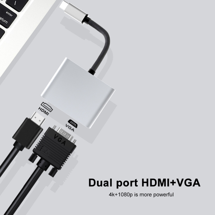 In Multifunctionele Usb C Type C Naar Hdmi Vga Hub Docking Station