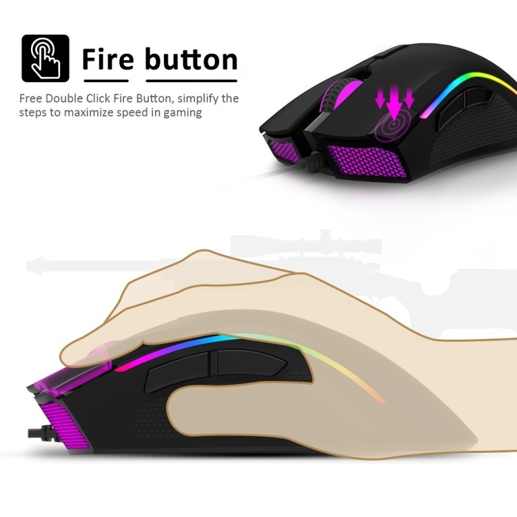 Delux M Pmw Sensor Dpi Fps Buttons Rgb Backlight