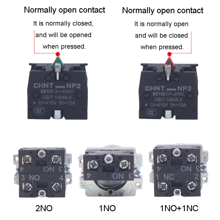 CHINT NP2 BD33 3 เกยร Self locking 2NO Power Transfer Switch สน