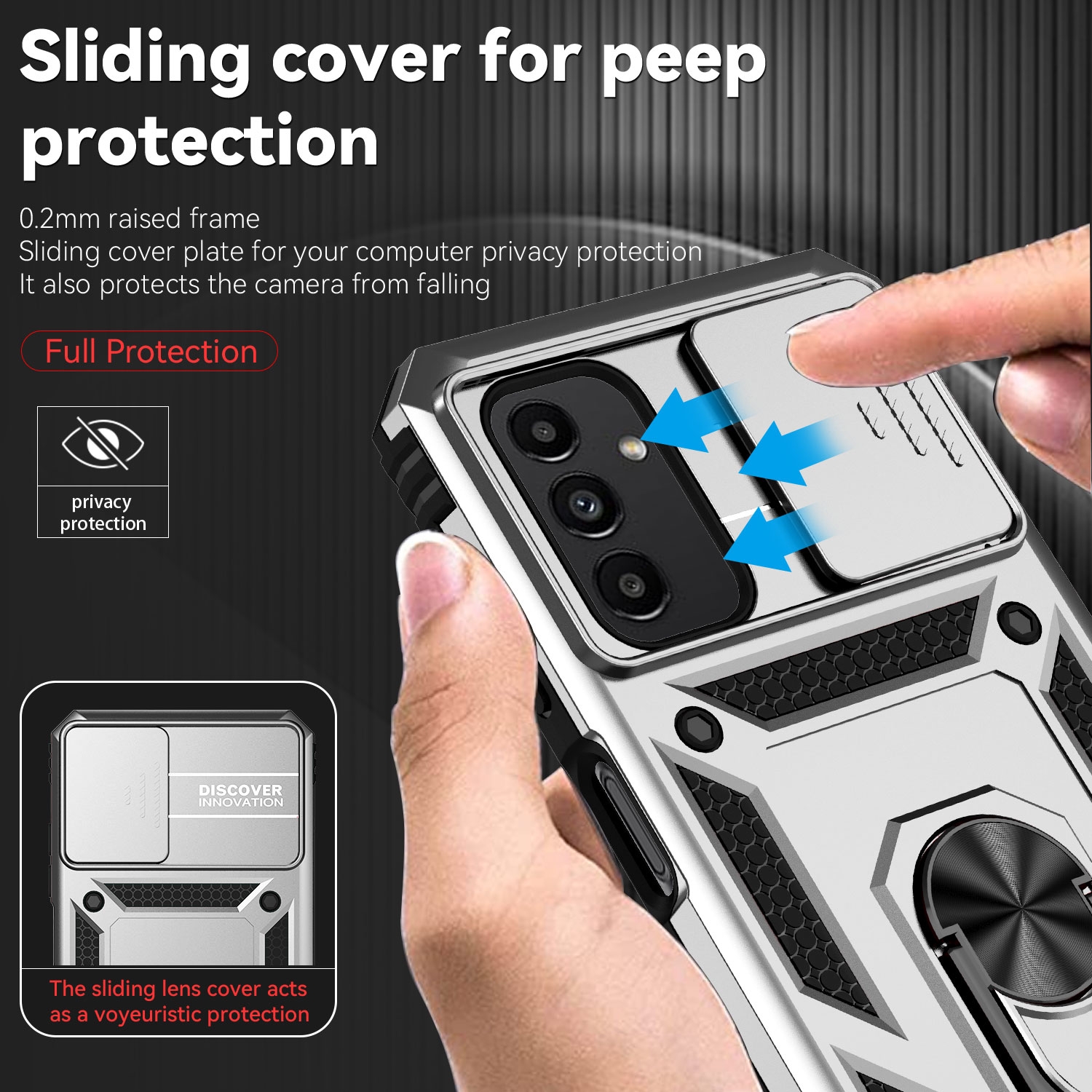 Sunsky Samsung Galaxy A G Sliding Camshield Holder Case