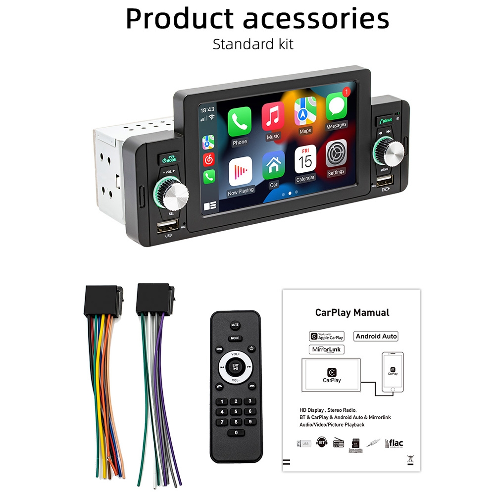 Sunsky Swm C Inch Car Bluetooth Mp Player Support Phone