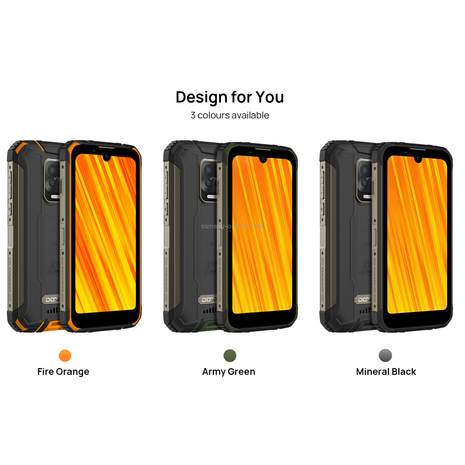 HK Warehouse DOOGEE S59 Pro Rugged Phone 4GB 128GB