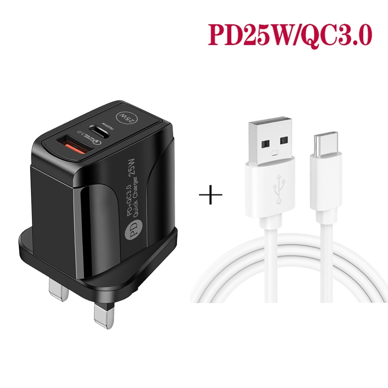 Sunsky Pd W Usb C Type C Qc Usb Dual Ports Fast Charger With