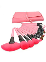Pink Makeup Brush Set 