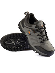 Grey Simple Color Block Low Bandage Climbing Causal Shoes 