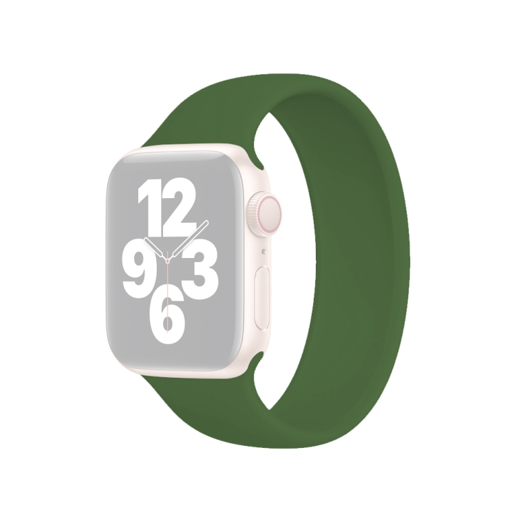 For Apple Watch Series 7 45mm / 6 & SE & 5 & 4 44mm / 3 & 2 & 1 42mm Solid Color Elastic Silicone Watch Band, Size:L 156mm (Alfalfa Grass)
For Apple Watch Series 7 45mm / 6 & SE & 5 & 4 44mm / 3 & 2 & 1 42mm Solid Color Elastic Silicone Watch Band, Size:L 156mm (Alfalfa Grass)