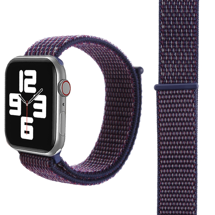 Simple Fashion Nylon Watch Band for Apple Watch Series 7 41mm / 6 & SE & 5 & 4 40mm / 3 & 2 & 1 38mm, with Magic Stick(Dark Purple)
Simple Fashion Nylon Watch Band for Apple Watch Series 7 41mm / 6 & SE & 5 & 4 40mm / 3 & 2 & 1 38mm, with Magic Stick(Dark Purple)