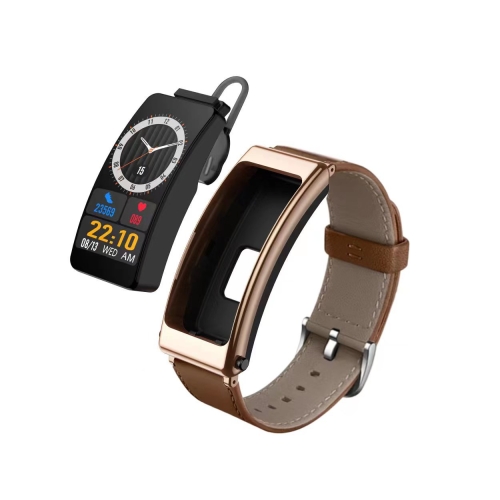 K13 1.14 inch Leather Band Earphone Detachable Smart Watch Support Bluetooth Call (Brown)
K13 1.14 inch Leather Band Earphone Detachable Smart Watch Support Bluetooth Call (Brown)