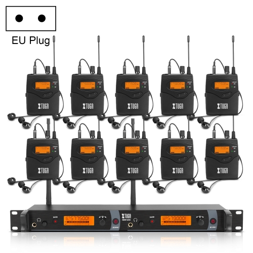 IEM1200 Wireless Transmitter 10 Bodypack Stage Singer In-Ear Monitor System(EU Plug)
IEM1200 Wireless Transmitter 10 Bodypack Stage Singer In-Ear Monitor System(EU Plug)