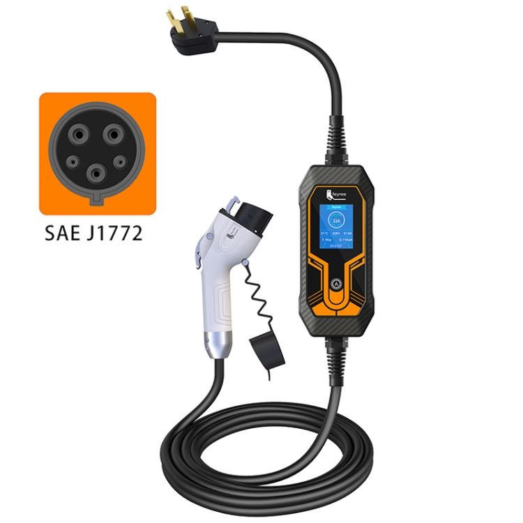 Feyree Portable Adjustable Current New Energy Vehicle SAE J1772 Charger with Display, Plug: NEMA 14-50P
Feyree Portable Adjustable Current New Energy Vehicle SAE J1772 Charger with Display, Plug: NEMA 14-50P