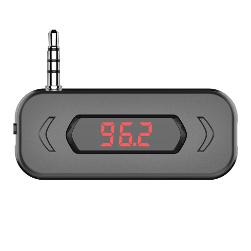 

Doosl DSER116 Multifunctional Car FM Transmitter Wireless Music Receiver with 3.5mm Jack & LCD Display, Support Hands-free Call(Black)