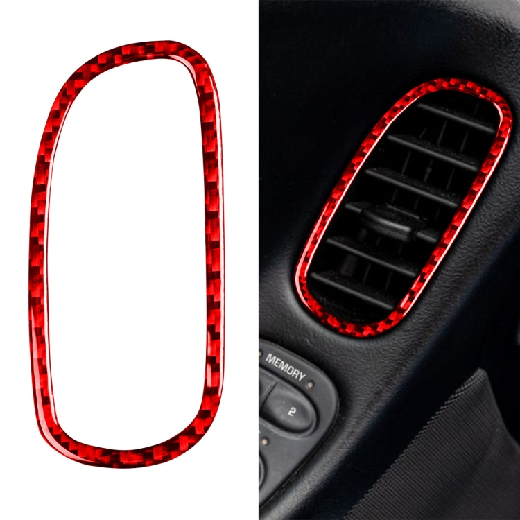 2 in 1 Car Carbon Fiber Driver Side Air Vent Sticker for Chevrolet Corvette C5 1998-2004, Left Drive(Red)
2 in 1 Car Carbon Fiber Driver Side Air Vent Sticker for Chevrolet Corvette C5 1998-2004, Left Drive(Red)