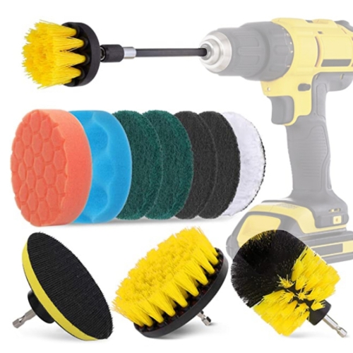 12 in 1 4 inch Sponge Scouring Pad Floor Wall Window Glass Cleaning Descaling Electric Drill Brush Head Set
12 in 1 4 inch Sponge Scouring Pad Floor Wall Window Glass Cleaning Descaling Electric Drill Brush Head Set