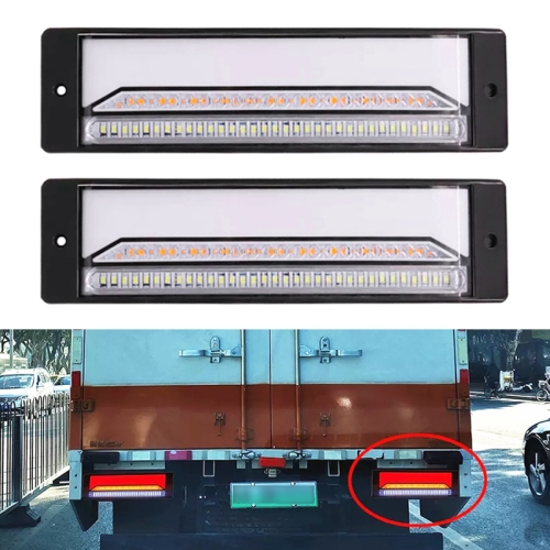 2 PCS Heavy-duty Truck Trailer 147LED Light Guide Three-color Brake Light (Transparent)
2 PCS Heavy-duty Truck Trailer 147LED Light Guide Three-color Brake Light (Transparent)
