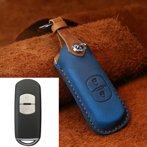 For Mazda Old Style Car Cowhide Leather Key Protective Cover Key Case, Two Keys Version (Blue)
For Mazda Old Style Car Cowhide Leather Key Protective Cover Key Case, Two Keys Version (Blue)