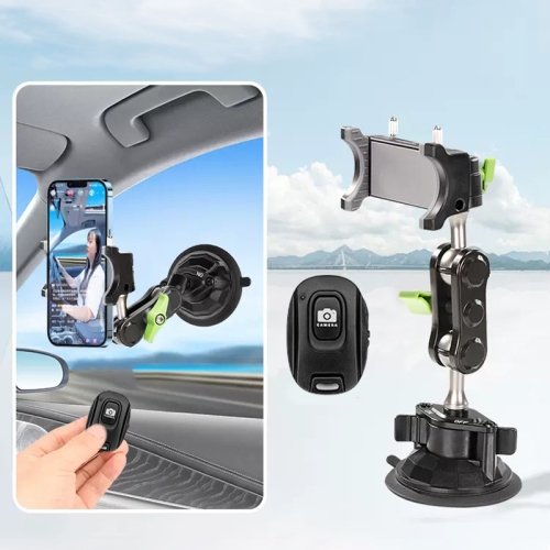 UBA01B Universal Hand Car Mobile Phone Suction Cup Bracket with Remote Control
UBA01B Universal Hand Car Mobile Phone Suction Cup Bracket with Remote Control