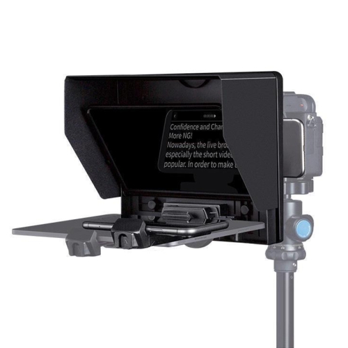 FEELWORLD TP10 Portable 10-inch Folding Teleprompter with Remote Control Lens Adapter Ring For Below 10 inches Smartphone / Tablet (Black)
FEELWORLD TP10 Portable 10-inch Folding Teleprompter with Remote Control Lens Adapter Ring For Below 10 inches Smartphone / Tablet (Black)