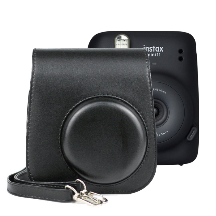Solid Color Full Body Camera Leather Case Bag with Strap for FUJIFILM Instax mini 11 (Black)
Solid Color Full Body Camera Leather Case Bag with Strap for FUJIFILM Instax mini 11 (Black)