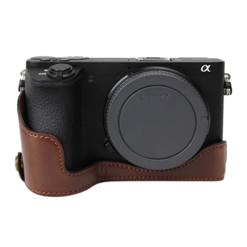 1/4 inch Thread PU Leather Camera Half Case Base for Sony ILCE-A6500 / A6500 (Coffee)
1/4 inch Thread PU Leather Camera Half Case Base for Sony ILCE-A6500 / A6500 (Coffee)