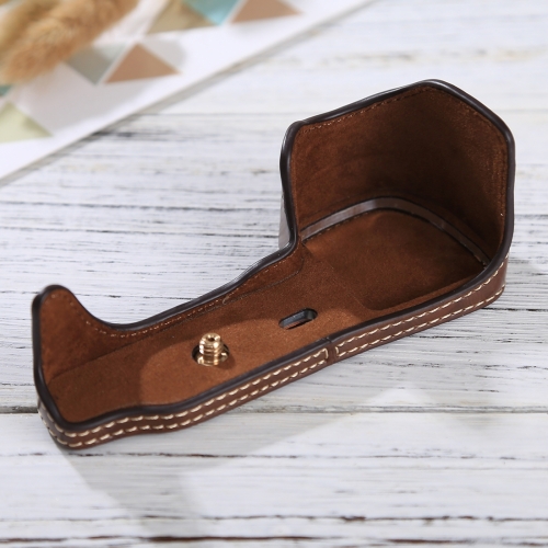 1/4 inch Thread PU Leather Camera Half Case Base for Sony Alpha 6100 / A6100(Coffee)
1/4 inch Thread PU Leather Camera Half Case Base for Sony Alpha 6100 / A6100(Coffee)