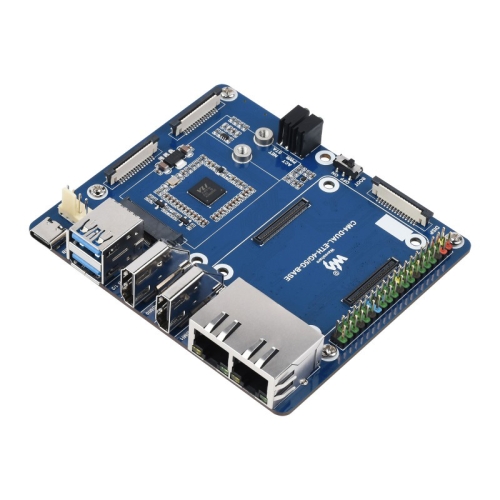

Waveshare Dual Gigabit Ethernet 5G / 4G Base Board for Raspberry Pi CM4
