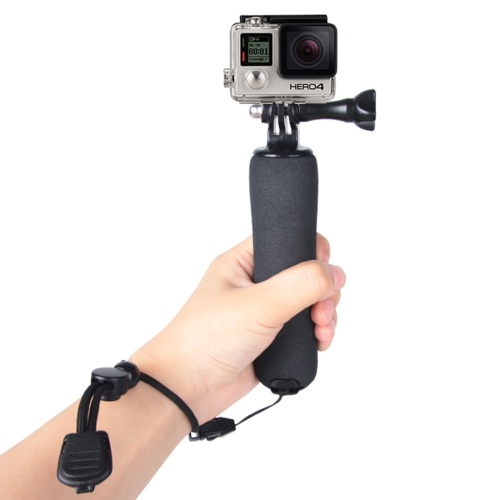 

Bobber Floating Handle Grip with Adjustable Anti-lost Strap for GoPro Hero12 Black / Hero11 /10 /9 /8 /7 /6 /5, Insta360 Ace / Ace Pro, DJI Osmo Action 4 and Other Action Cameras(Black)