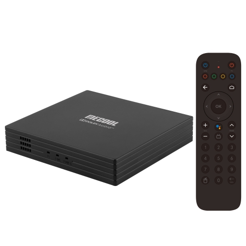 

MECOOL KT1 DVB T2 Android 10.0 Smart TV Set Top Box, Amlogic S905X4-B Quad Core ARM Cortex-A55, 2GB+16GB, Dual Band WiFi, Bluetooth(AU Plug)