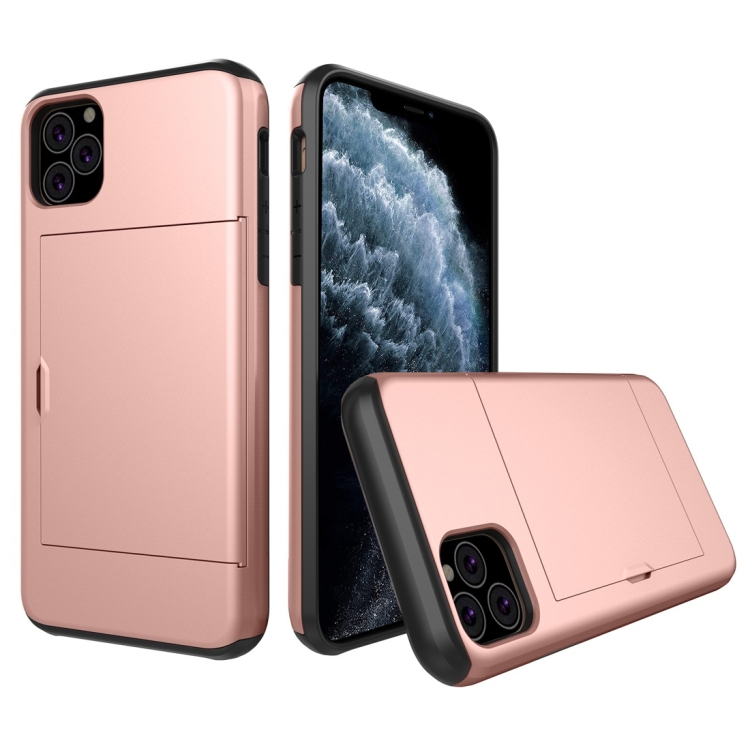 Shockproof Rugged Armor Protective Case with Card Slot for iPhone 11 Pro(Rose Gold)
Shockproof Rugged Armor Protective Case with Card Slot for iPhone 11 Pro(Rose Gold)
