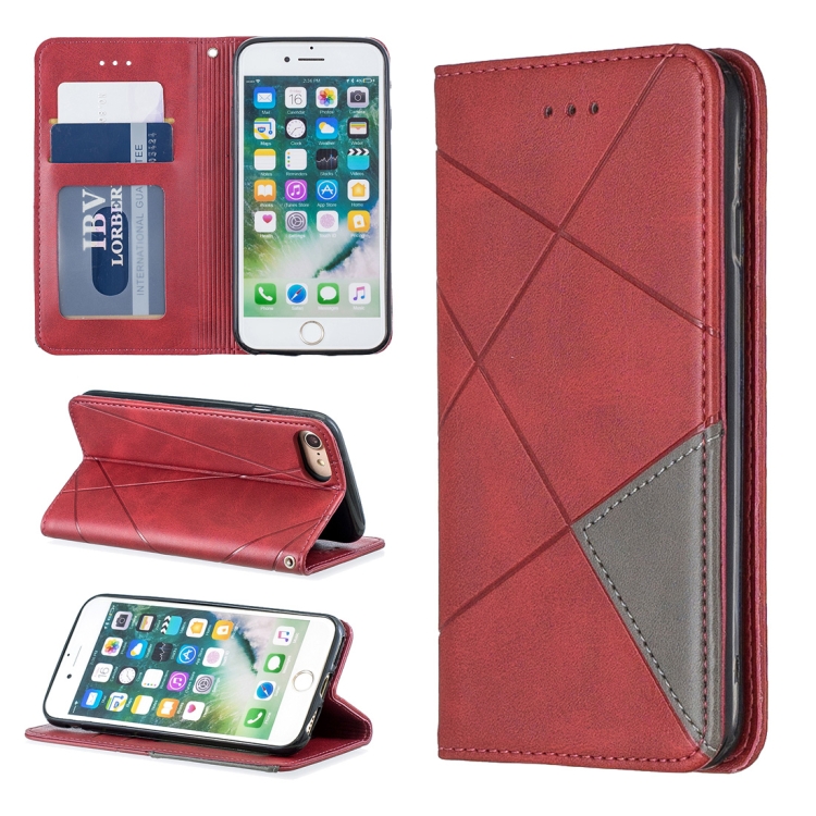 Rhombus Texture Horizontal Flip Magnetic Leather Case with Holder & Card Slots & Wallet For iPhone SE 2020 & 8 & 7(Red)
Rhombus Texture Horizontal Flip Magnetic Leather Case with Holder & Card Slots & Wallet For iPhone SE 2020 & 8 & 7(Red)