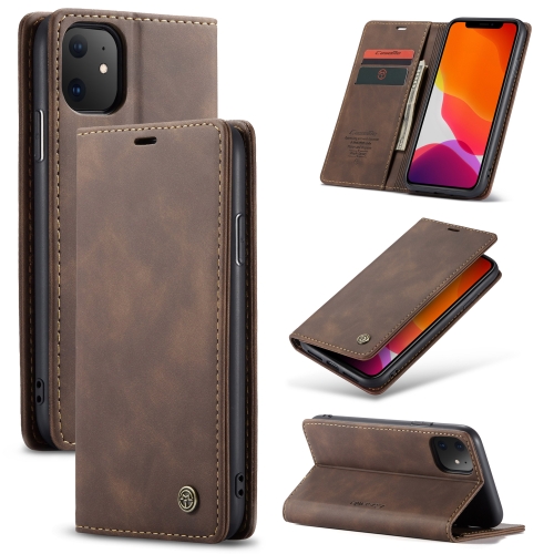 CaseMe-013 Multifunctional Horizontal Flip Leather Case with Card Slot & Holder & Wallet for iPhone 11(coffee)
CaseMe-013 Multifunctional Horizontal Flip Leather Case with Card Slot & Holder & Wallet for iPhone 11(coffee)