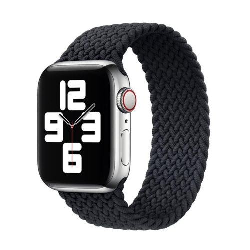 Nylon Single-turn Braided Watch Band For Apple Watch Ultra 49mm / Series 8&7 45mm / SE 2&6&SE&5&4 44mm / 3&2&1 42mm, Length:M 155mm(Black)
Nylon Single-turn Braided Watch Band For Apple Watch Ultra 49mm / Series 8&7 45mm / SE 2&6&SE&5&4 44mm / 3&2&1 42mm, Length:M 155mm(Black)