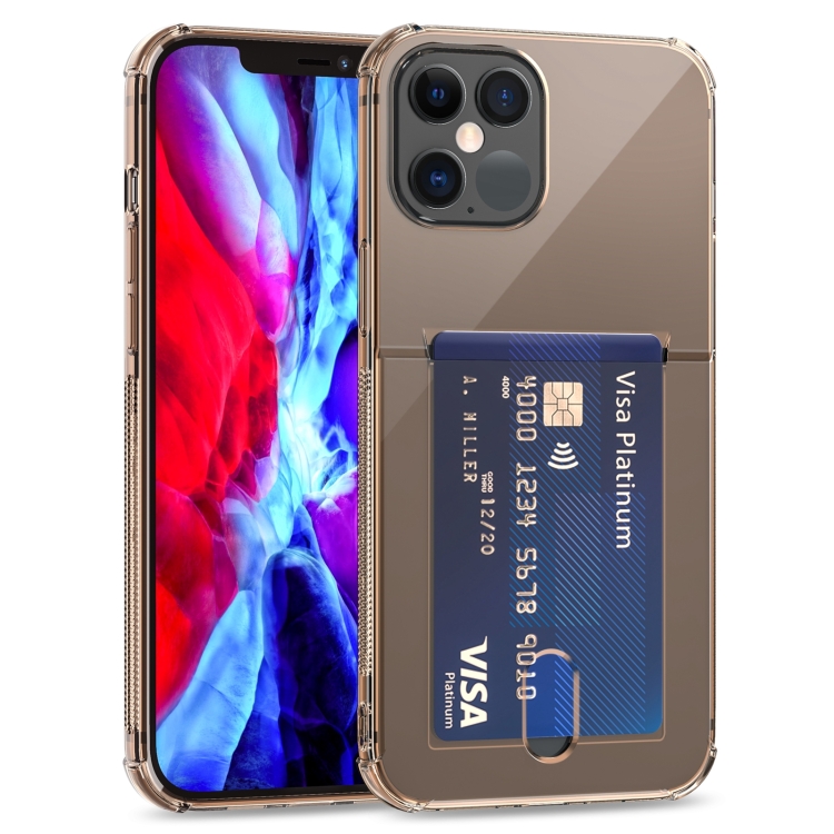TPU Transparent Protective Case with Card Slots For iPhone 12 Pro(Orange)
TPU Transparent Protective Case with Card Slots For iPhone 12 Pro(Orange)