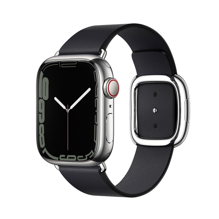 Modern Style Leather Watchband For Apple Watch Series 7 45mm / 6 & SE & 5 & 4 44mm / 3 & 2 & 1 42mm
Modern Style Leather Watchband For Apple Watch Series 7 45mm / 6 & SE & 5 & 4 44mm / 3 & 2 & 1 42mm