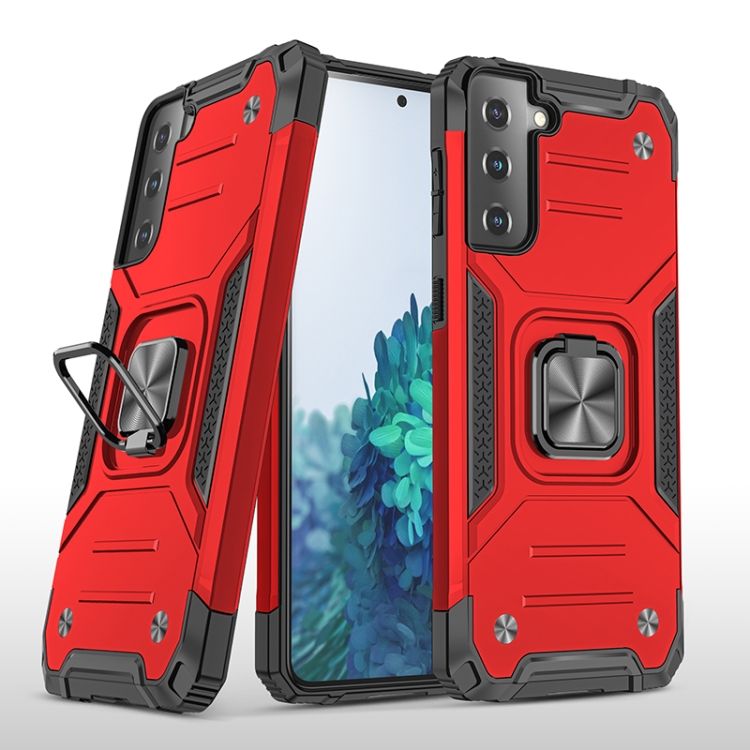 For Samsung Galaxy S21 5G Magnetic Armor Shockproof TPU + PC Case with Metal Ring Holder(Red)
For Samsung Galaxy S21 5G Magnetic Armor Shockproof TPU + PC Case with Metal Ring Holder(Red)