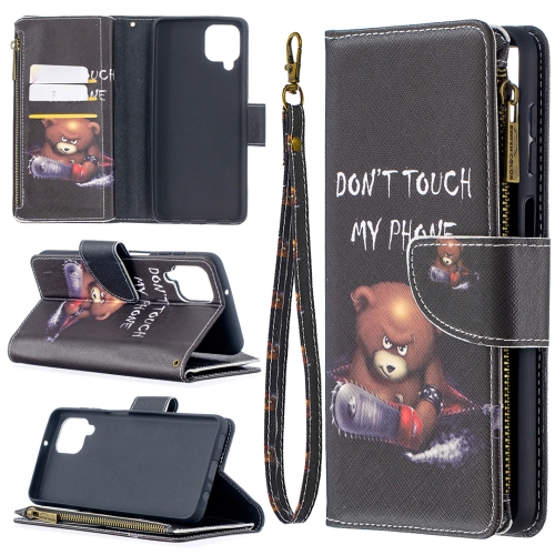 For Samsung Galaxy A12 Colored Drawing Pattern Zipper Horizontal Flip Leather Case with Holder & Card Slots & Wallet(Bear)
For Samsung Galaxy A12 Colored Drawing Pattern Zipper Horizontal Flip Leather Case with Holder & Card Slots & Wallet(Bear)