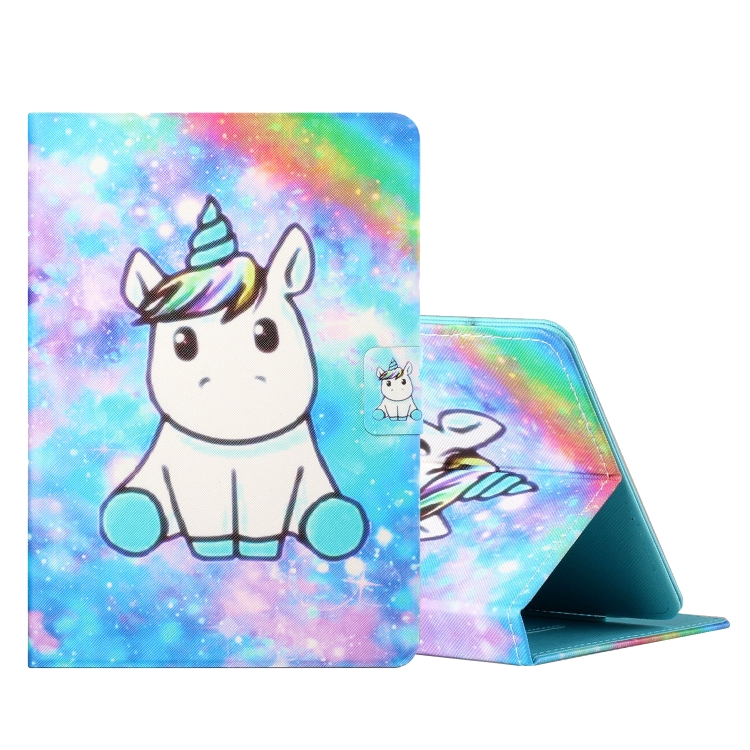 For 10 inch Tablet PC Universal Colored Drawing Horizontal Flip Leather Case with Holder & Card Slots(Unicorn)
For 10 inch Tablet PC Universal Colored Drawing Horizontal Flip Leather Case with Holder & Card Slots(Unicorn)