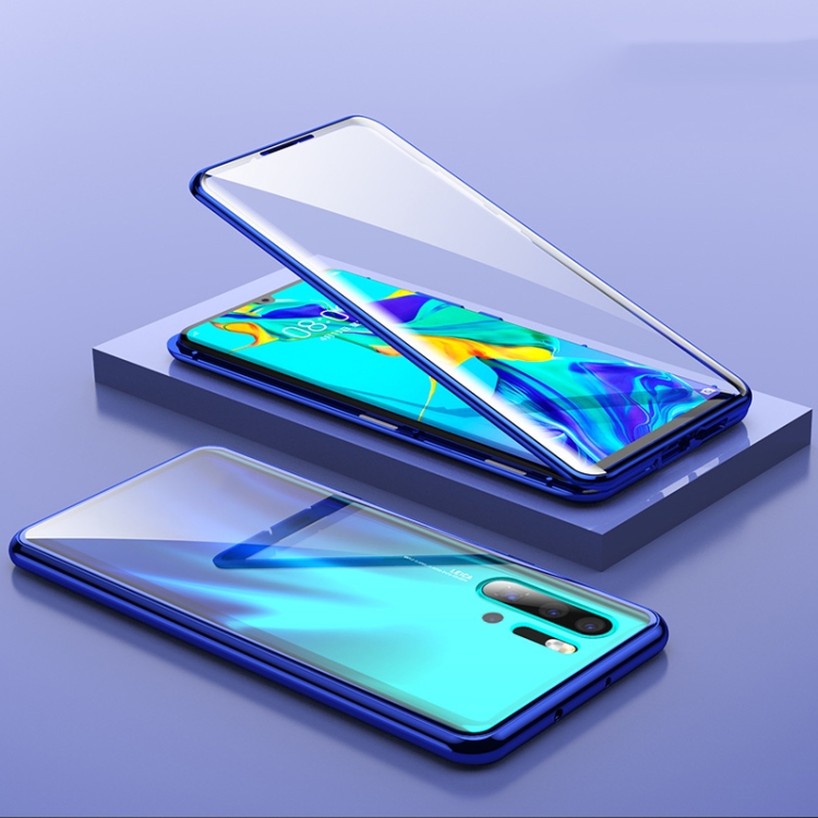For Huawei P30 Pro Magnetic Metal Frame Double-sided Tempered Glass Case(Blue)
For Huawei P30 Pro Magnetic Metal Frame Double-sided Tempered Glass Case(Blue)