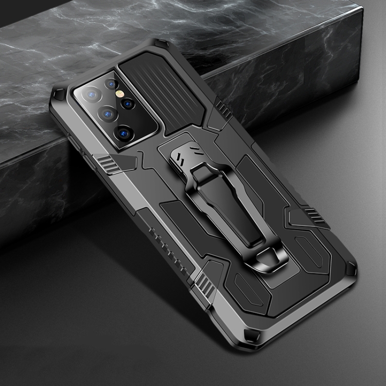 For Samsung Galaxy S21 Ultra 5G Machine Armor Warrior Shockproof PC + TPU Protective Case(Black)
For Samsung Galaxy S21 Ultra 5G Machine Armor Warrior Shockproof PC + TPU Protective Case(Black)