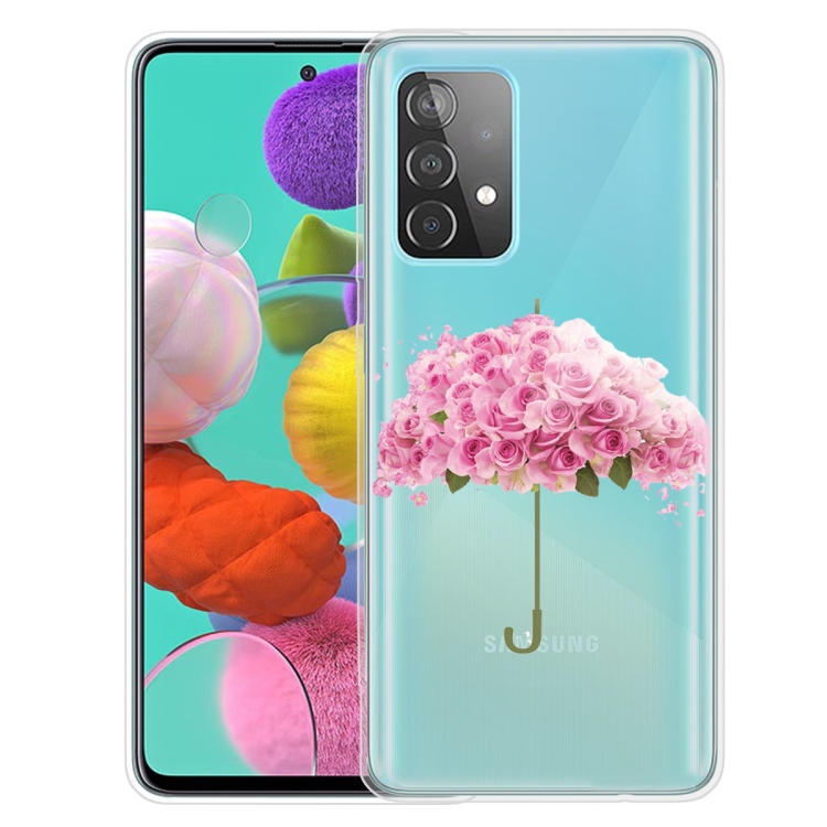 For Samsung Galaxy A52 5G / 4G Colored Drawing Pattern Highly Transparent TPU Protective Case(Flower Umbrella)
For Samsung Galaxy A52 5G / 4G Colored Drawing Pattern Highly Transparent TPU Protective Case(Flower Umbrella)