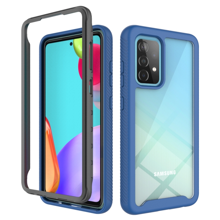 For Samsung Galaxy A52 5G / 4G Starry Sky Solid Color Series Shockproof PC + TPU Protective Case(Navy Blue)
For Samsung Galaxy A52 5G / 4G Starry Sky Solid Color Series Shockproof PC + TPU Protective Case(Navy Blue)