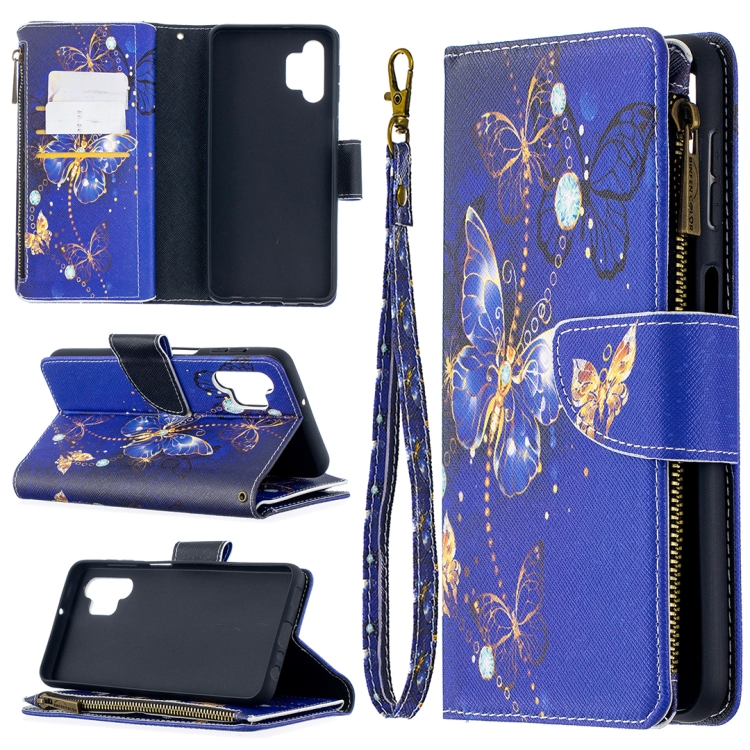 For Samsung Galaxy A32 5G Colored Drawing Pattern Zipper Horizontal Flip Leather Case with Holder & Card Slots & Wallet(Purple Butterfly)
For Samsung Galaxy A32 5G Colored Drawing Pattern Zipper Horizontal Flip Leather Case with Holder & Card Slots & Wallet(Purple Butterfly)